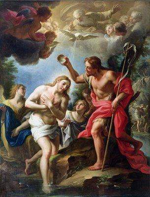 Le baptême de Jésus - Francesco Trevisani -