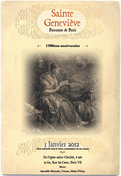 Sainte Geneviève, janv. 2012 Sainte Geneviève
