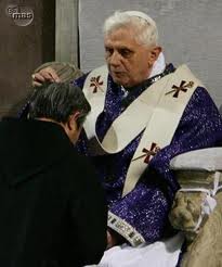 Benoît XVI Cendres