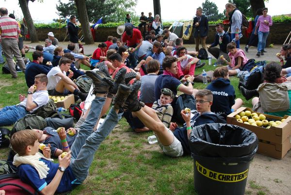 La pause au Parc Sellier