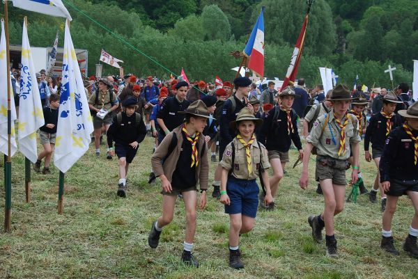 Les scouts à Igny