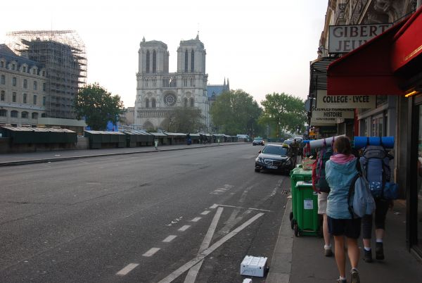 Sortie du métro