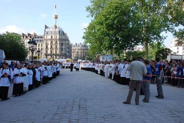 La sortie de la Messe