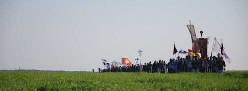 Colonne dans les blés